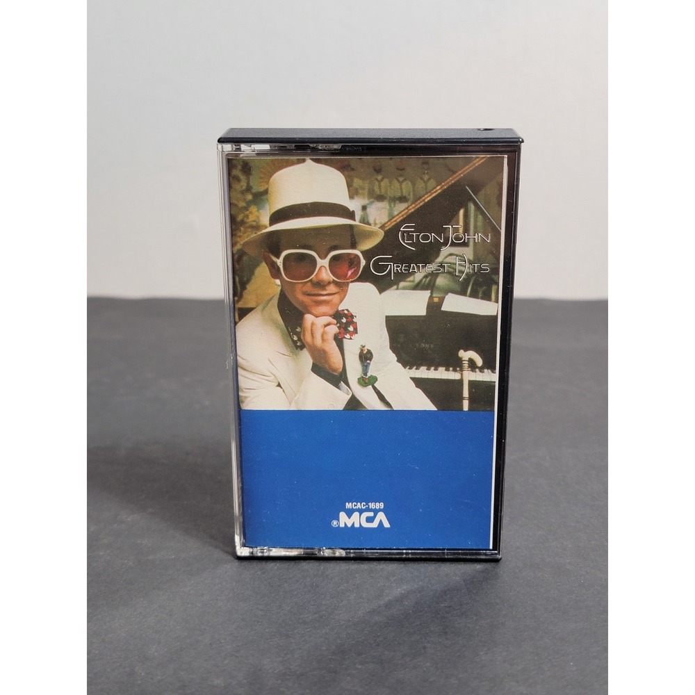 Elton John Greatest Hits Cassette Tape MCA Records MCAC-1689 Tested Clean